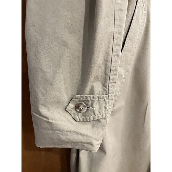 Vintage Trench Coat Men's Towncraft Plus Gentry Khaki Tan 1970s - Picture 6 of 16